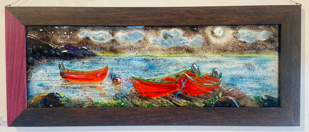 Moonlight on the Bay of Islands Dories