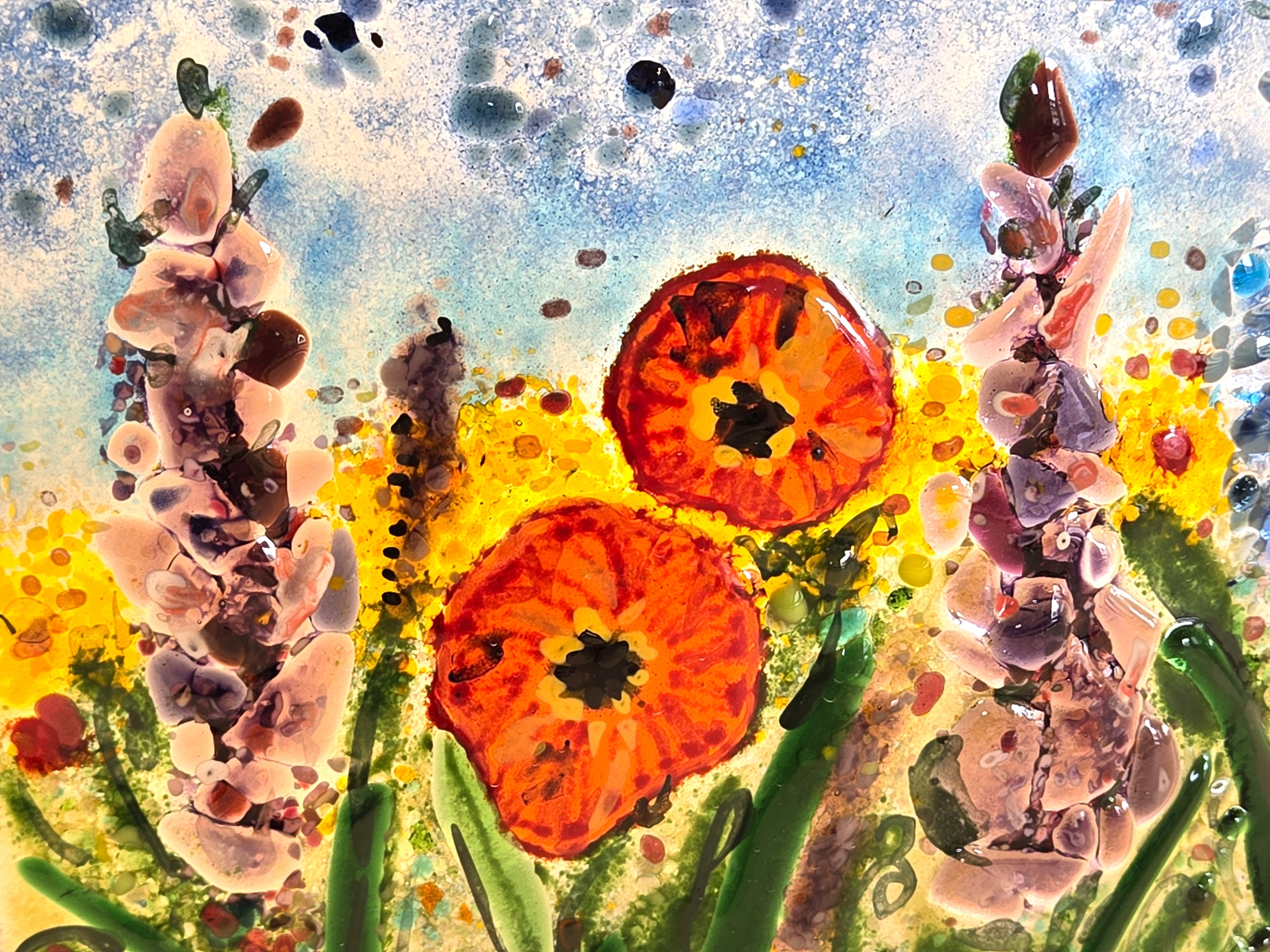 Lupins & Poppies of Summer
